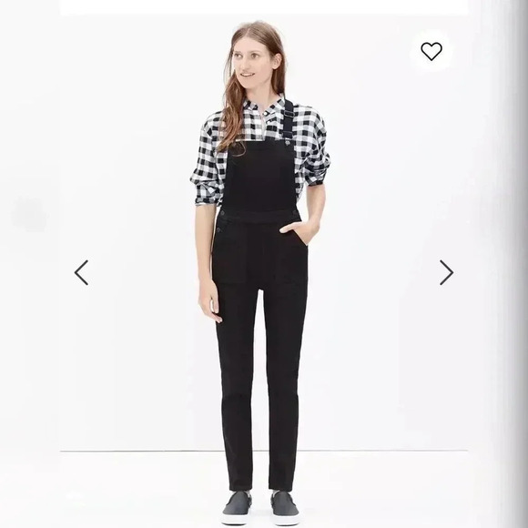 Madewell Denim Cross-Back Overalls - Picture 1 of 7